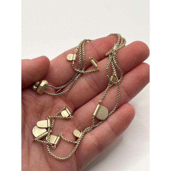 Kendra Scott Gold Satellite Station Necklace - Picture 4 of 5